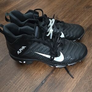 Nike Alpha Black and White Cleats